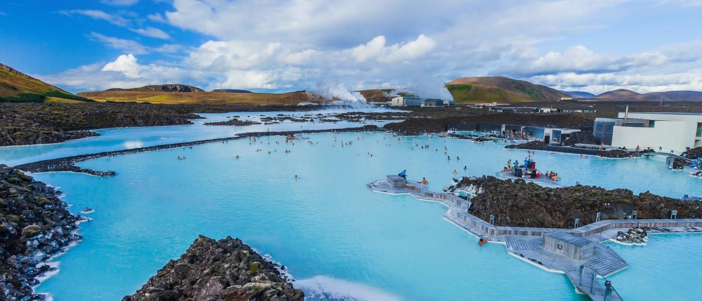 Geothermal Pool near Reykjavik, Iceland
